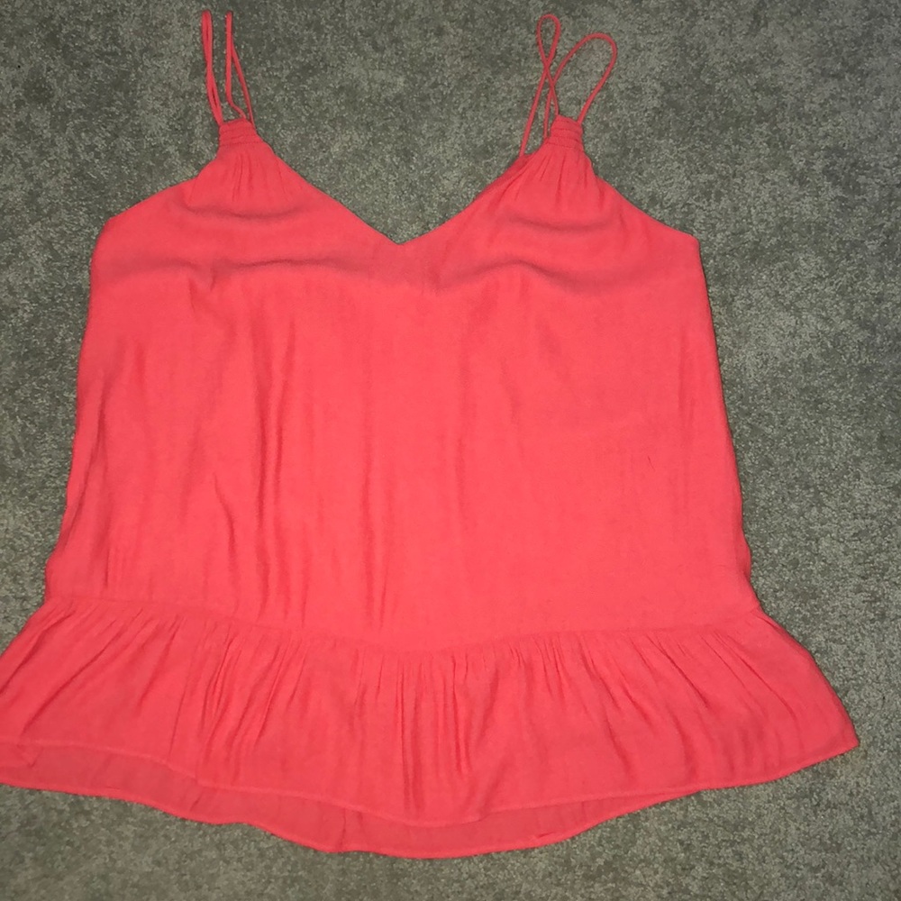pink gap tank top blouse